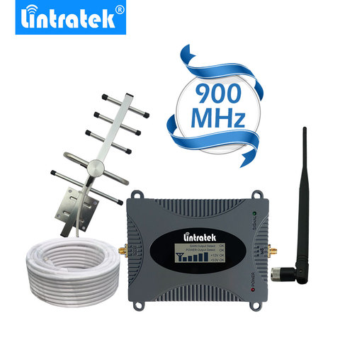 Lintratek Powerful GSM Repeater 900MHz LCD Display GSM Cellular Signal Booster UMTS 900MHz Mini Phone Amplifier UPGRADE CORE ► Photo 1/6