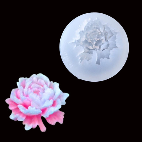 Rose flowers Silicone Pendant DIY Mold Pendant Jewelry Making Tool Resin Accessories Home Crafts resin molds for jewelry ► Photo 1/3