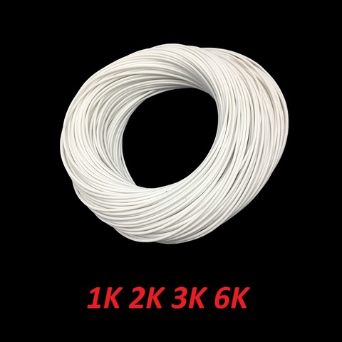 1K 2K 3K 6K Carbon Fiber Heating Cable Infared Silicone Rubber Underfloor Heating Wires Floor Warming ► Photo 1/6