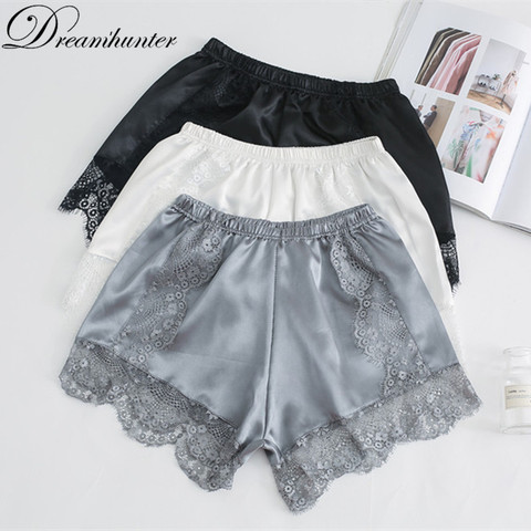 Silk Lace Shorts Women Underwear Safety Short Pants Summer Sexy Thin Loose  Knicker Panties Under Skirt Shorts Boxer Brief Shorty - Price history &  Review, AliExpress Seller - Dreamhunter Apparel Store