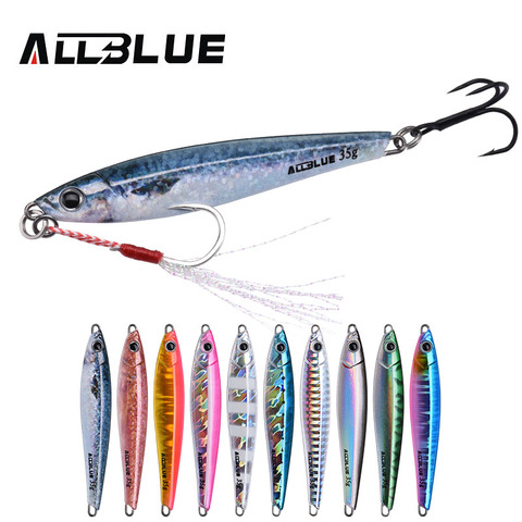 ALLBLUE Metal Jigging Spoon 35g 3D Print Laser Artificial Bait Boat Fishing  Jig Lures Super Hard Lead Fish Fishing Lures - Price history & Review, AliExpress Seller - allblue Official Store