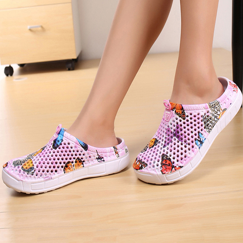 2022 womens casual Clogs Breathable beach sandals valentine slippers summer slip on women flip flops shoes home shoes for women ► Photo 1/6