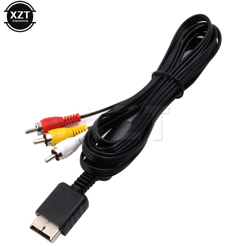 1.8 M 3RCA TV Adapter Cable AV Cable Audio Video Cable for Sony Playstation 2 3 PS2 PS3 Multimedia of Audio Line ► Photo 1/6