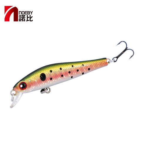 NOEBY NBL9263 minnow fishing bait wobblers isca artificial 50mm sinking 70mm suspending for freshwater bass pike ► Photo 1/5