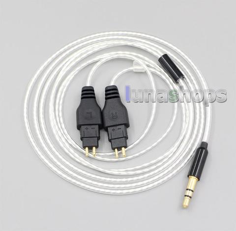 3.5mm 2.5mm Balanced Pure Silver Plated Earphone Cable For Sennheiser HD580 HD600 HD650 HD430 HD660S LN006192 ► Photo 1/5