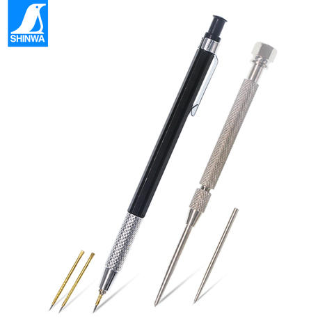 SHINWA Steel Scribe Needle Marker tile knives Drawing needle fitter tool alloy Steel Plate Mark Needle Punch ► Photo 1/6
