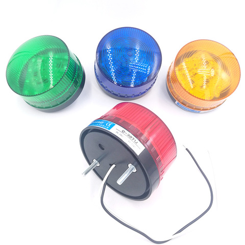 Strobe Signal Warning light with alarm sound buzzer N-3071J 12V 24V 220V LED Lamp small Flashing Light Indicator lights ► Photo 1/5
