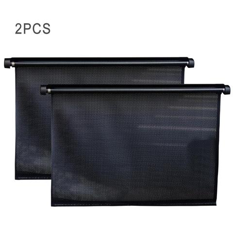 2Pcs Car Retractable Roller Sunshade Car Roller Sunshade Protector Blocks Of Harmful UV Rays Universal Auto Window Shades ► Photo 1/6
