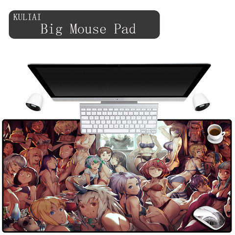 XGZ Anime Video Sexy Mouse Pad Desktop Computer Mousepad Girl Notebook Radiator Mat Gaming Non-Slip Decorative Rubber Player ► Photo 1/6