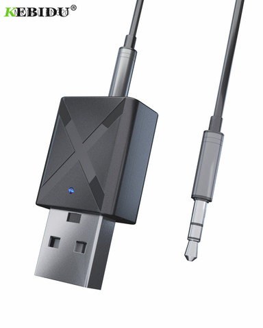 KEBIDU USB Wireless Receiver Transmitters Bluetooth V5.0 Audio Music Stereo adapter Dongle for TV PC Bluetooth Speaker Headphone ► Photo 1/6