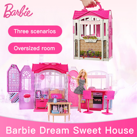 Glam Barbie doll house tour! Play Toys! 