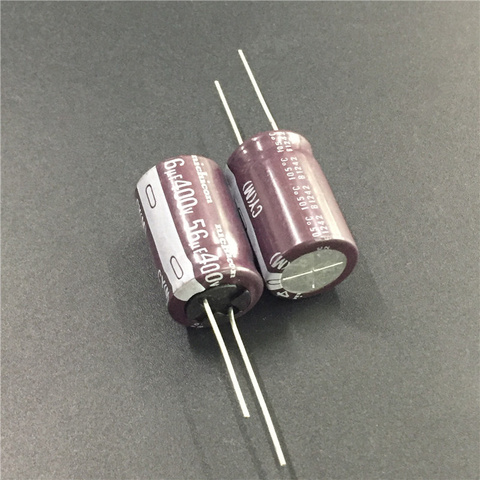 2pcs 56uF 400V NICHICON CY Series 16x25mm High Ripple Current Long Life 400V56uF Aluminum Electrolytic capacitor ► Photo 1/2