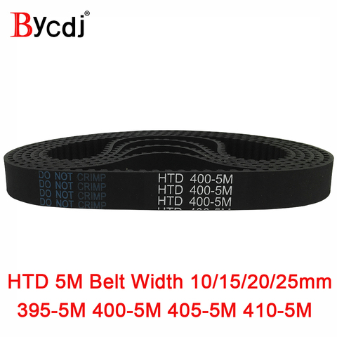 Arc HTD 5M Timing belt C=395/400/405/410 width10/15/20/25mm Teeth 79 80 81 82 HTD5M synchronous Belt 395-5M 400-5M 405-5M 410-5 ► Photo 1/1