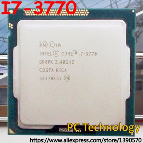Original Intel processor I7 3770 8M Cache, 3.40GHz Quad-core LGA1155 77W desktop I7-3770 CPU Free shipping ship out within 1 day ► Photo 1/1