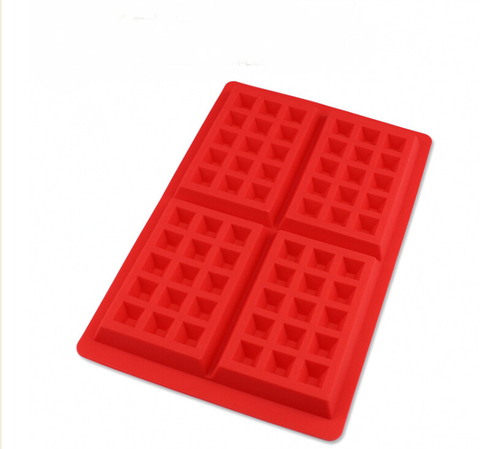 DIY Cake Mould Silicone Waffle Mold Kitchen Bakeware Cake Baking Mould Mold Waffle Tray home gadgets kicthen ► Photo 1/4