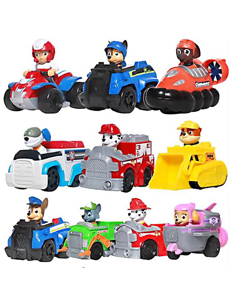 Paw patrol  Racer Car Puppy patrol toys action figures Marshal Rocky child gift 