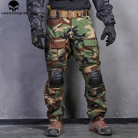 EMERSONGEAR Combat Pants Hunting Pants Emerson G3 Tactical Airsoft Combat Trousers Military BDU Airsoft Uniform Woodland ► Photo 1/6