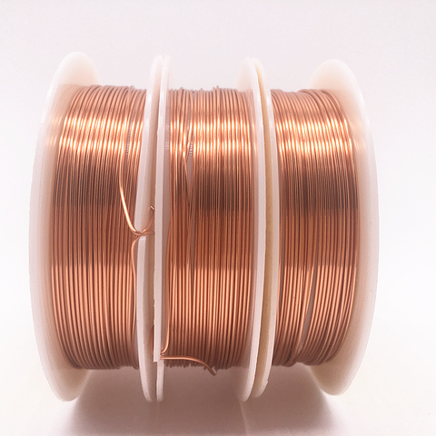 Wholesale 0.2/0.3/0.4/0.5/0.6/0.7/0.8/1.0 mm Brass Copper Wires Beading Wire For Jewelry Making Copper colors ► Photo 1/5