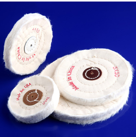 Cotton Polishing Buffer Muslin Buff wheels Buffing wheel for jewelry polishing watch finishing grinding ► Photo 1/1