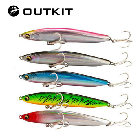 OUTKIT High Quality 1pcs Thrill Stick Fishing Lure 12.5/17.5g Sinking Pencil Long casting Shad Minnow Artificial Bait Pike Lures ► Photo 1/6