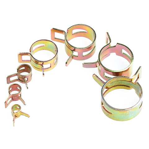 10Pcs 6-22mm Spring Clip Fuel Line Hose Water Pipe Air Tube Clamps Fastener W315 ► Photo 1/5