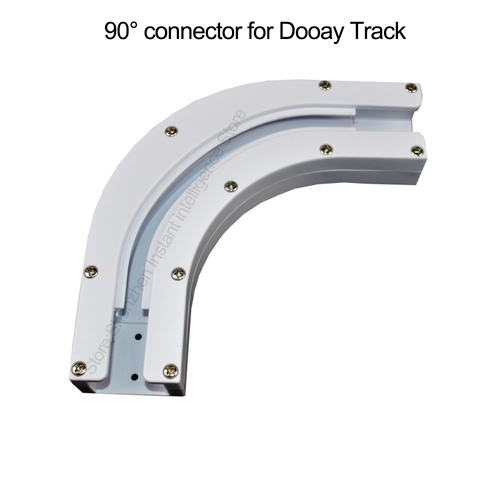 High Quality 90/135 Degree Electric Curtain Track Rail Joint Bracket Connector for U Type L Type Window For Dooya Track ► Photo 1/2
