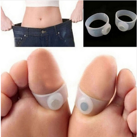 2pcs Fast Lose Weight Toe Rings Magnetic Slimming Body Product Foot Massage Burn Fat Keep Fit Body Shaper Best Selling ► Photo 1/3
