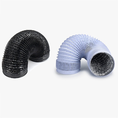 120-180mm PVC Aluminum Tube Air Ventilation Pipe Hose Flexible Exhaust Duct 1.5/2/3m for Air System Vent Dryer Condenser Vent ► Photo 1/3