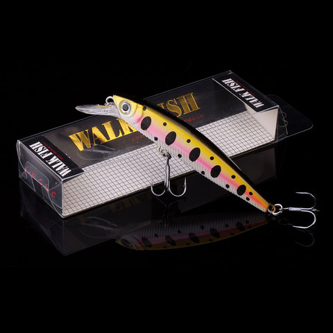 WALK FISH 2022 Model Wobbler Suspend Fishing Lure 100mm 10g Plastic Minnow Bass Pike Artificial Hard Bait Pesca Tackle ► Photo 1/6