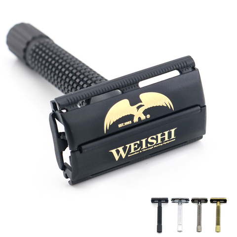 WEISHI butterfly safety razor Double edge razor Metal 9306-F Silvery 9306-C Gun color 9306-I Bronze Matte Black High quality NEW ► Photo 1/6