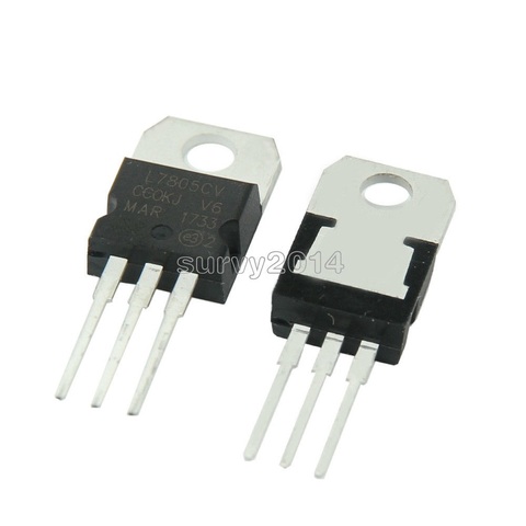 5pcs LM7805 L7805 7805 Voltage Regulator IC 5V 1.5A TO-220 ► Photo 1/2