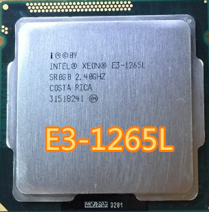 Intel  Xeon CPU E3-1265L 2.4GHz 45W LGA1155 E3 1265L e3-1265L Cpu Processor For HP MicroServer Gen8 Better than E3-1260L ► Photo 1/1