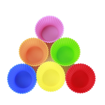 Cupcake Liners Mold 6.5CM 6PCS  Muffin Round Silicone Cup Cake Tool Bakeware Baking Pastry Tools Kitchen Gadgets ► Photo 1/5