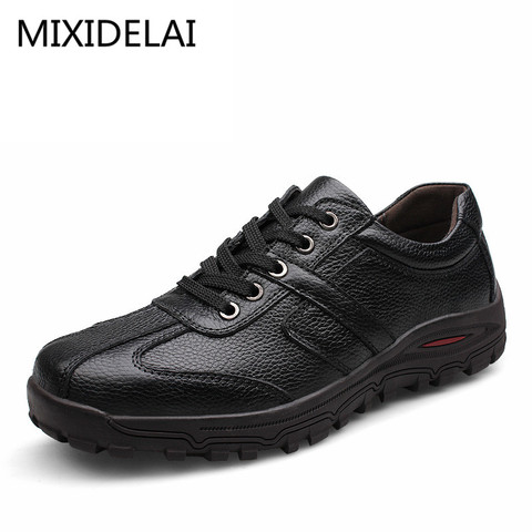 Men Plus size 46,47,48 Dropshipping Fashion Men shoes Genuine Leather Fashion Men's Casual shoes Male Formal Creepers ► Photo 1/6