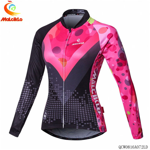 Women's Long Sleeve Cycling Shirt Lady Lightweight Sport Riding Clothing Mountain Mtb Bicycle Clothes Team Bike Jacket design ► Photo 1/6