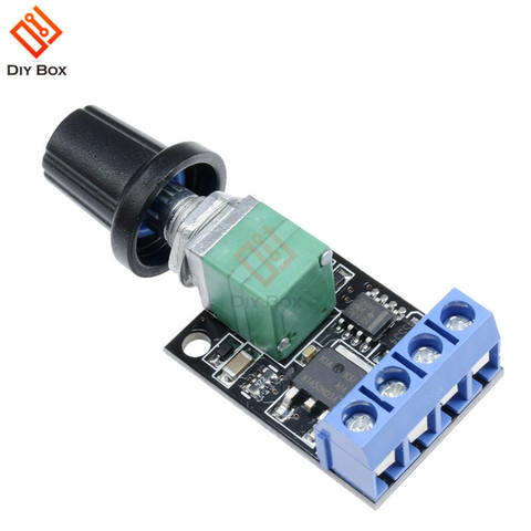 DC Motor Speed Governor PWM Stepless Speed Controller Regulator LED Dimming 5V-16V 10A Ultra High Linearity Band Switch ► Photo 1/6