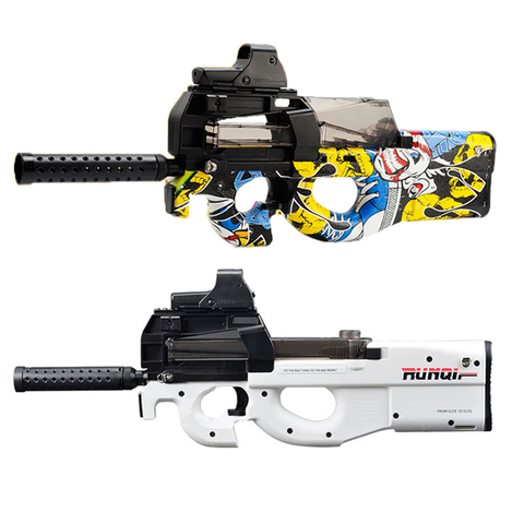 Abbyfrank Electric Graffiti Edition P90 Toy Gun Orbeez Auto Pistol CS  Assault Snipe Weapon Water Bullet Bursts Outdoors Boys Toy - Price history  & Review, AliExpress Seller - Mike Toy Store