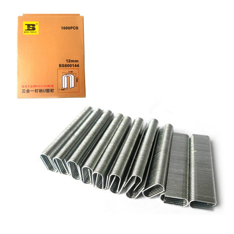 1000pc/pack Round Crown Staples 12/25inch/12mm leg long ► Photo 1/1