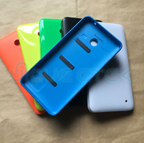 100% Genuine housing Back Cover Case for Nokia lumia 630 635 636 638 Battery Cover Housing Door with button Repair Part ► Photo 1/2
