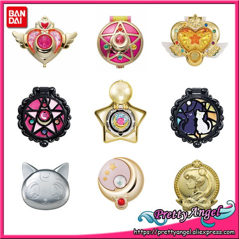 PrettyAngel - Genuine Bandai Sailor Moon 20th Anniversary Gashapon Capsule Make Up Beauty Mirror ► Photo 1/6