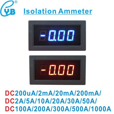YB5135BI LED Digital DC Current Meter Isolation Meter 20mA 200mA 2A 5A 10A 20A 50A 100A 200A 300A Micro Ammeter Amp Panel Ampere ► Photo 1/1