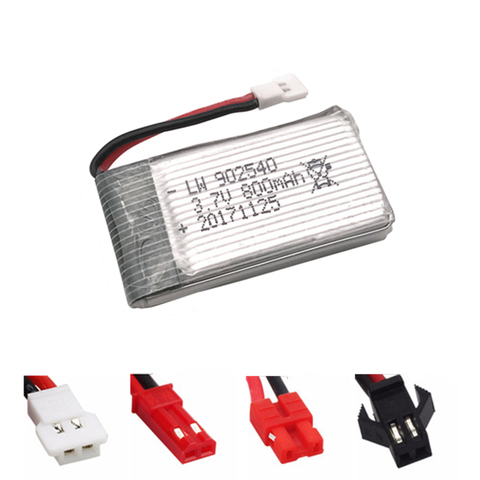 Lipo Battery 902540 3.7V 800mah for Syma X5SC X5HC X5HW X5UW MJX x400 X300C X800 RC Quadcopter Drone Spare Part 3.7 v 800 mah ► Photo 1/4