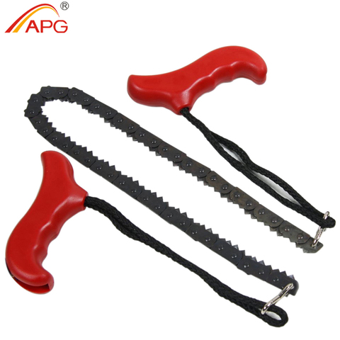 APG 90cm Pocket Chain Saw Outdoor Survival Camping Hiking Emergency Household Gardening Hand Chainsaw with Nylon Bag ► Photo 1/6