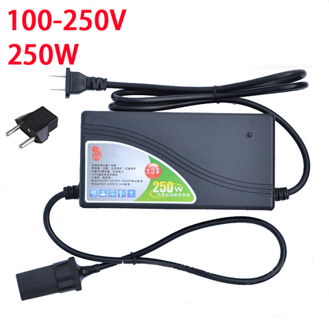 250W Power converter ac 220v(100~250v) input dc 12V 20A output adapter car power supply cigarette lighter plug ► Photo 1/1