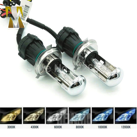 1Pair Bi Xenon 35W H4 Hi Low Beam 12V AC HID Automotive Headlight Replacement Bulb H4-3 BiXenon Hi/Lo Beam Lamp 4300k/6000/8000K ► Photo 1/6