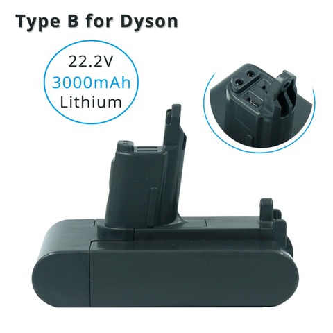 22.2V 3000mAh Type B Lithium Rechargeable Battery for Dyson DC31 DC35 DC44 DC45 Series DC44 MK2 Cordless Vacuum Cleanner ► Photo 1/6