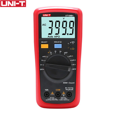 UNI-T UT136B+  Low power consumption  Large LCD dual display multimeter ► Photo 1/5