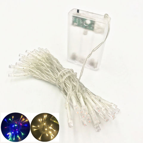 2M 4M 10M LED String Lights 3*AA Battery Operated Waterproof Fairy LED Christmas Lights For Holiday Party Wedding Decoration ► Photo 1/5