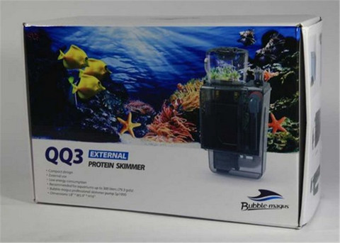 Bubble Magus BM QQ3 8W External protein skimmer for 300L marine aquarium ultra silent fish tank ► Photo 1/1