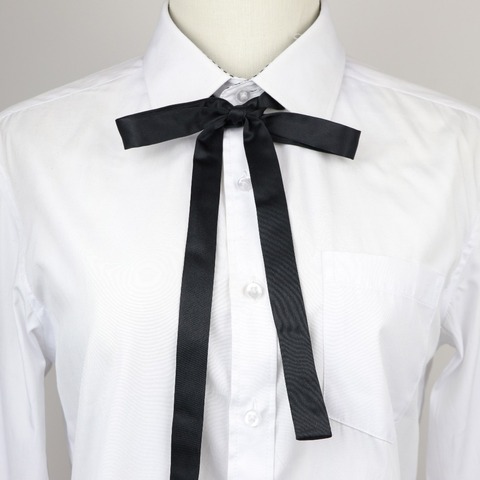 Woman Small Bowtie Fashion Pretty Ribbon Solid Color Butterfly Bowknot Bow Tie Cravat ► Photo 1/4